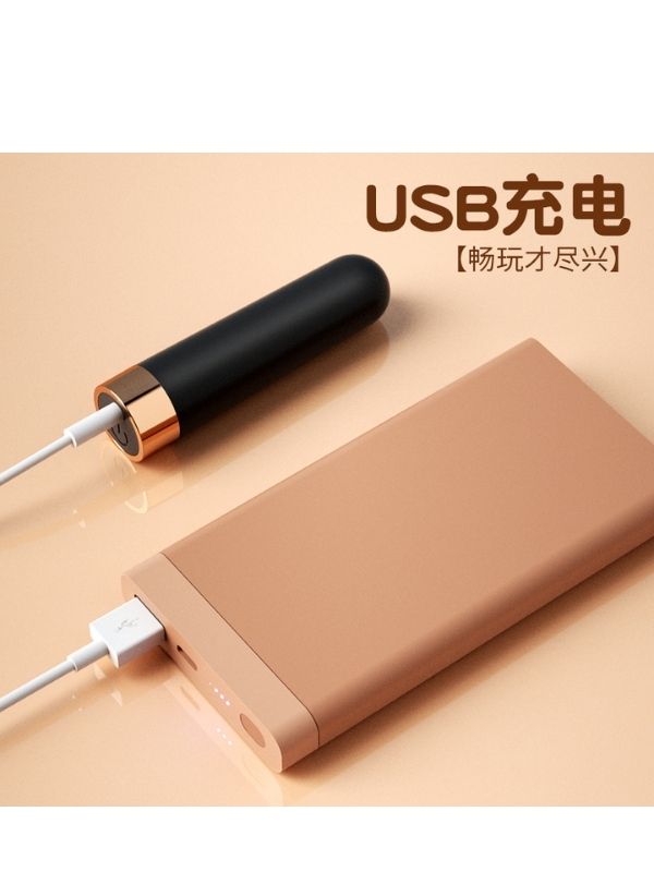 USB Şarjlı 10 Modlu %100 Su Geçirmez Vibratör Siyah - Görsel 2